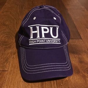 Purple High Point University hat